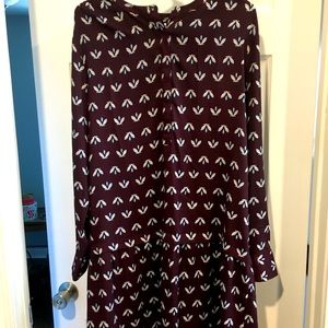 Loft Flippy Bee Dress, Size L